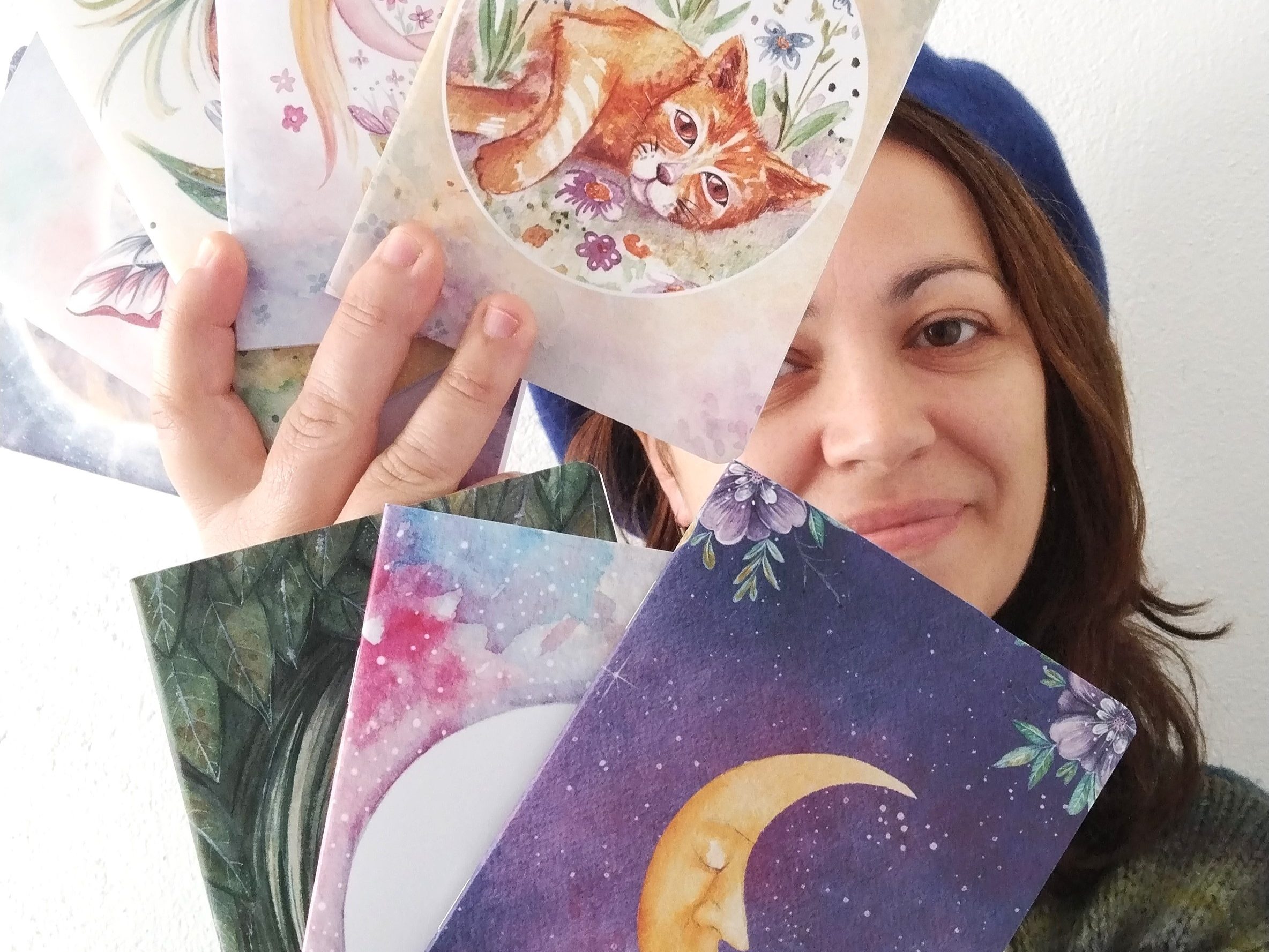 cadernos A6 ilustrados - Joana Su Art