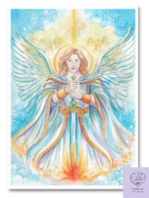 print arcanjo miguel joana su art