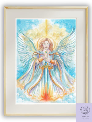 print arcanjo miguel joana su art